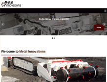 Tablet Screenshot of metalinnovations.co.uk